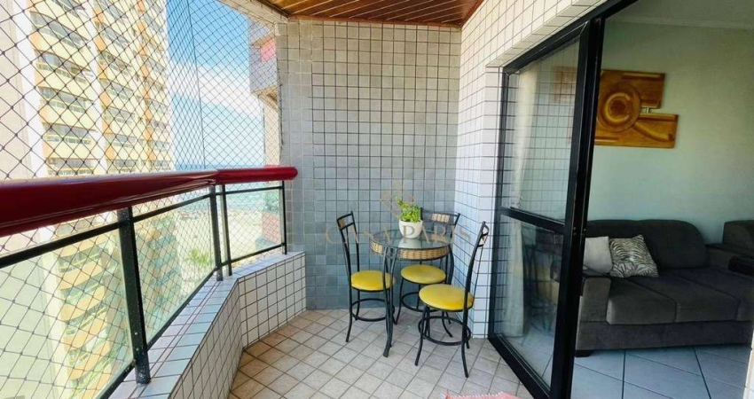 Apartamento com 2 dormitórios à venda, 82 m² por R$ 450.000,00 - Aviação - Praia Grande/SP