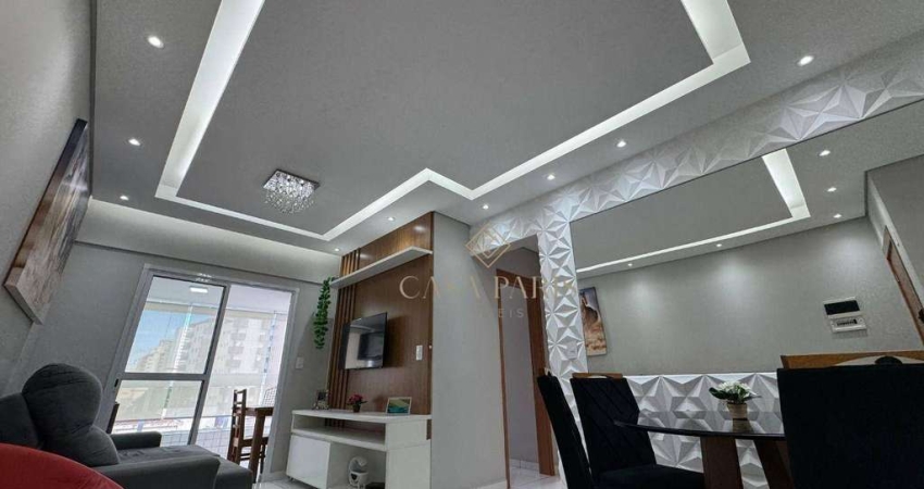 Apartamento com 2 dormitórios à venda, 65 m² por R$ 465.000,00 - Aviação - Praia Grande/SP