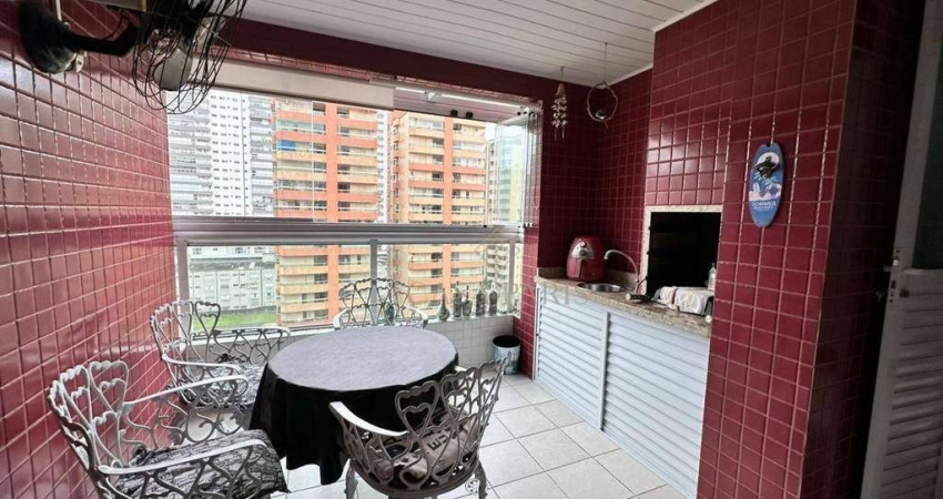 Apartamento com 3 dormitórios à venda, 100 m² por R$ 1.060.000,00 - Canto do Forte - Praia Grande/SP