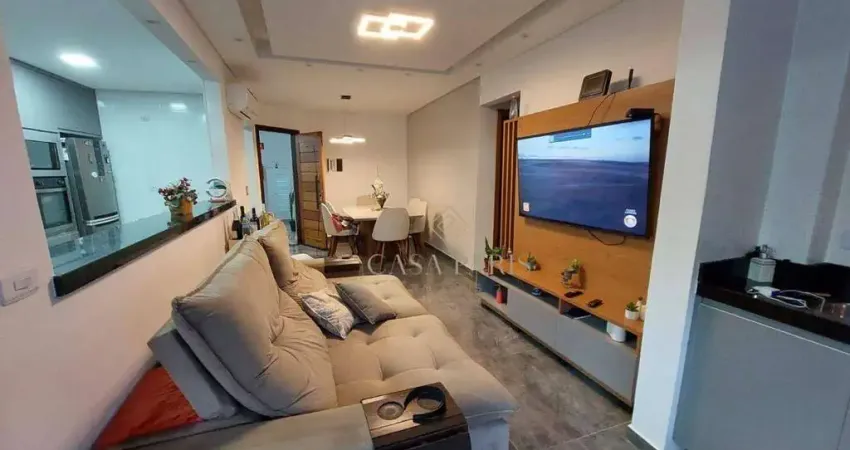Apartamento com 2 dormitórios à venda, 84 m² por R$ 530.000,00 - Canto do Forte - Praia Grande/SP