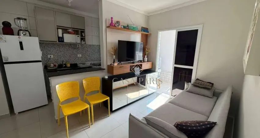 Apartamento com 1 dormitório à venda, 37 m² por R$ 320.000,00 - Mirim - Praia Grande/SP