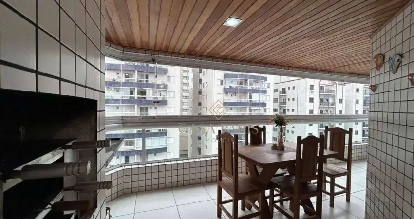 Apartamento com 3 dormitórios à venda, 104 m² por r$ 850.000,00 - canto do forte - praia grande/sp