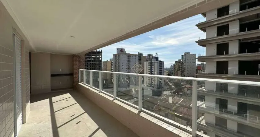 Apartamento com 3 dormitórios à venda, 122 m² por R$ 1.100.000,00 - Vila Guilhermina - Praia Grande/SP