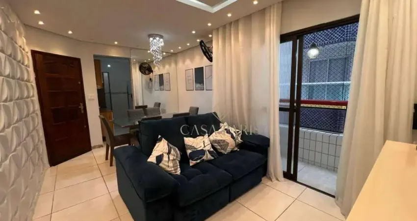 Apartamento com 2 dormitórios à venda, 77 m² por R$ 350.000,00 - Vila Guilhermina - Praia Grande/SP