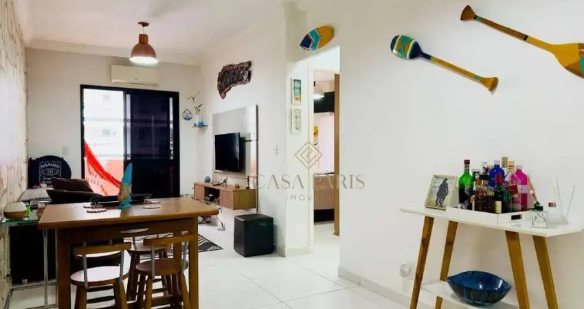 Apartamento elegante com 1 dormitório à venda, 64 m² por R$ 390.000 - Canto do Forte - Praia Grande/SP