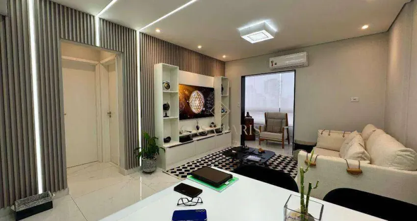 Apartamento com 1 dormitório à venda, 51 m² por R$ 500.000,00 - Canto do Forte - Praia Grande/SP