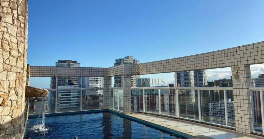 Apartamento com 2 dormitórios à venda, 55 m² por R$ 475.000,00 - Canto do Forte - Praia Grande/SP
