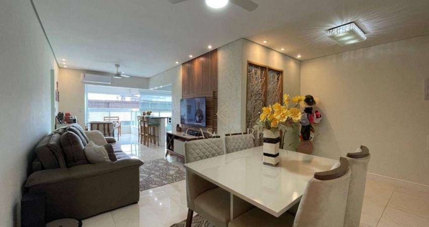 Apartamento com 2 dormitórios à venda, 83 m² por R$ 710.000,00 - Canto do Forte - Praia Grande/SP