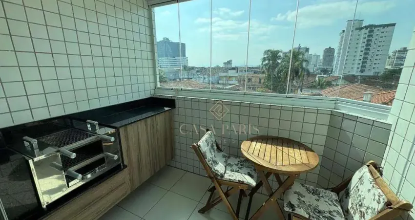 Apartamento com 2 dormitórios à venda, 61 m² por R$ 445.000,00 - Vila Guilhermina - Praia Grande/SP