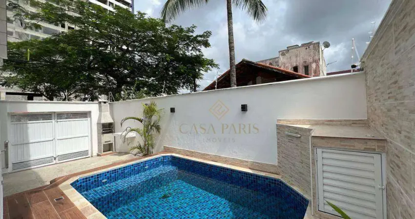 Casa com 3 dormitórios à venda, 120 m² por R$ 660.000,00 - Aviação - Praia Grande/SP