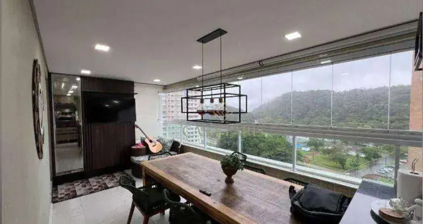 Apartamento com 4 dormitórios à venda, 147 m² por R$ 1.800.000,00 - Canto do Forte - Praia Grande/SP