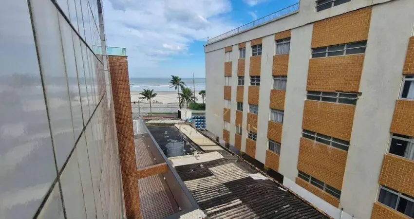 Apartamento vista mar com 1 dormitório à venda, 48 m² por r$ 240.000 - maracanã - praia grande/sp