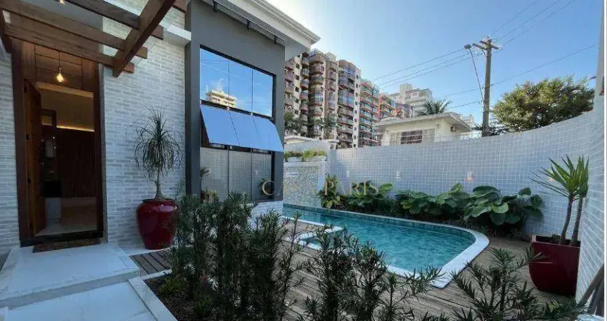 Casa à venda, 360 m² por r$ 5.900.000,00 - canto do forte - praia grande/sp