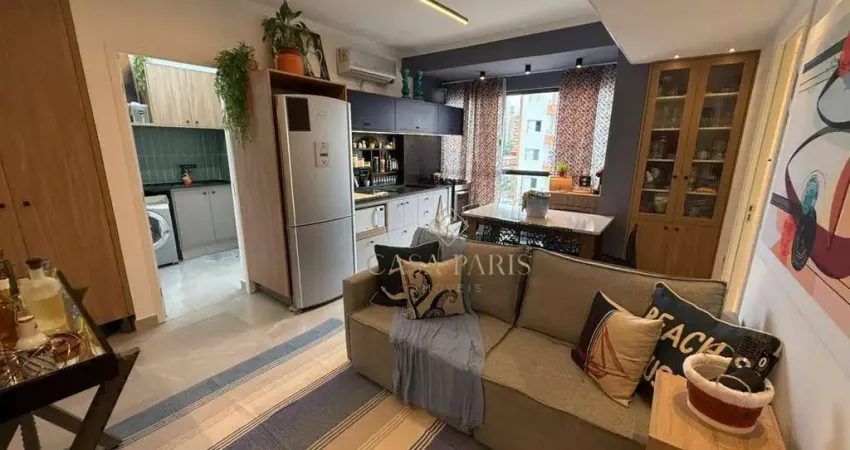 Apartamento com 2 dormitórios à venda, 46 m² por r$ 415.000,00 - tupi - praia grande/sp