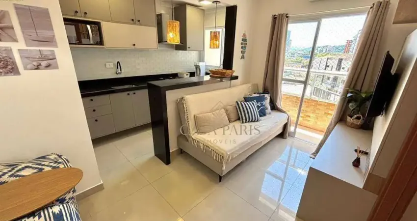 Apartamento à venda, 33 m² por r$ 340.000,00 - vila guilhermina - praia grande/sp