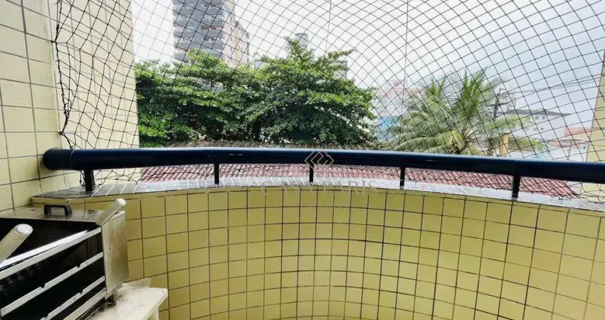 Apartamento à venda, 82 m² por r$ 439.000,00 - vila guilhermina - praia grande/sp