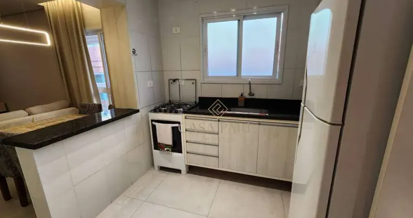 Apartamento com 1 dormitório à venda, 55 m² por r$ 360.000,00 - vila guilhermina - praia grande/sp