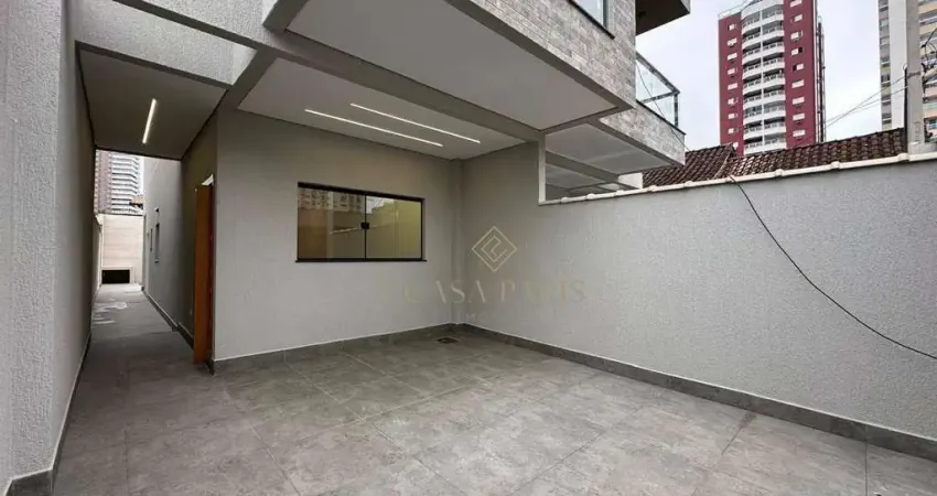 Sobrado com 3 dormitórios, piscina e área gourmet com churrasqueira à venda, 160 m² por r$ 1.200.000 - canto do forte - praia grande/sp