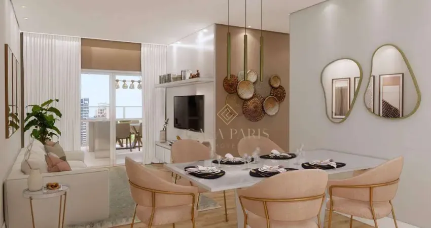 Apartamento com 2 dormitórios à venda, 80 m² por r$ 632.060,00 - caiçara - praia grande/sp