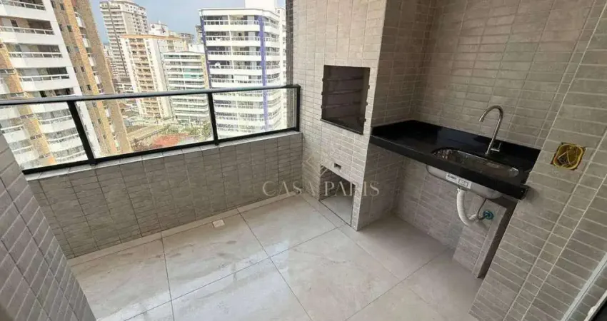 Apartamento com 2 dormitórios e 2 vagas privativas à venda, 70 m² por r$ 620.000 - vila guilhermina - praia grande/sp