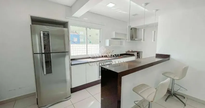 Apartamento com 3 dormitórios à venda, 104 m² por r$ 620.000,00 - vila guilhermina - praia grande/sp