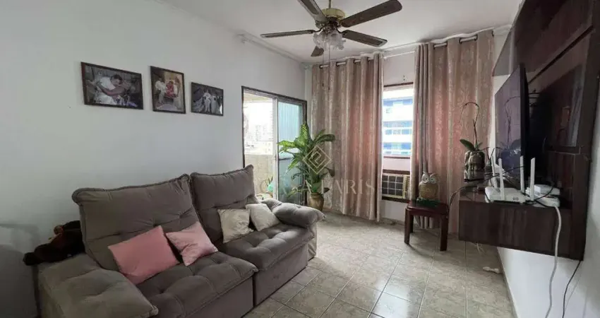 Apartamento mobiliado com 2 dormitórios sendo 1 suíte à venda, 115 m² por r$ 480.000 - canto do forte - praia grande/sp