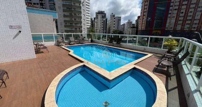 Apartamento com 2 dormitórios à venda, 105 m² por r$ 720.000,00 - vila guilhermina - praia grande/sp