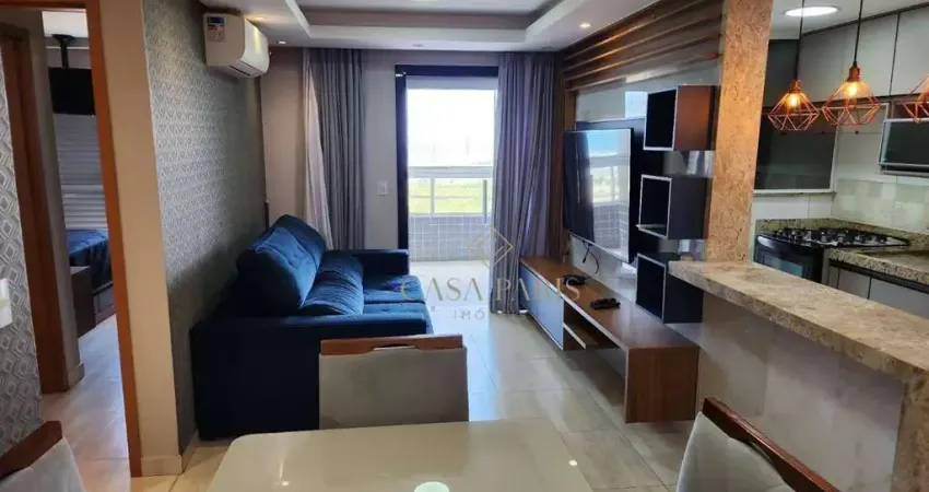 Apartamento vista mar com 2 dormitórios à venda, 78 m² por r$ 695.000 - mirim - praia grande/sp