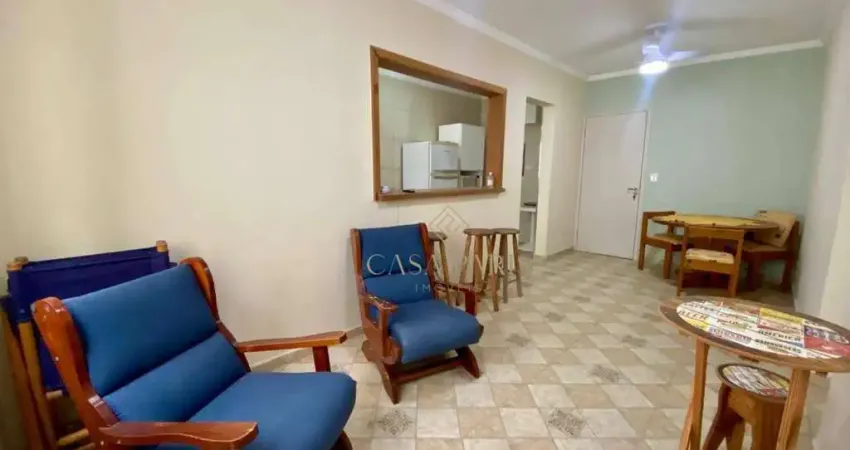Apartamento mobiliado com 2 dormitórios à venda, 59,21 m² por r$ 390.000 - canto do forte - praia grande/sp