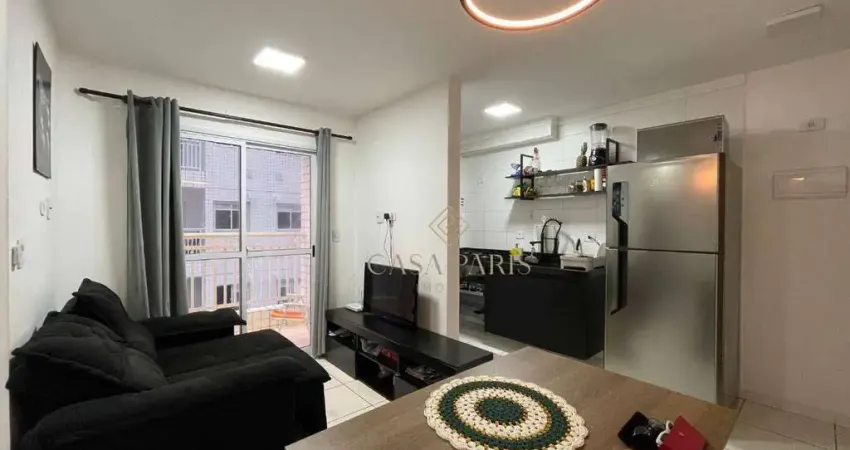 Apartamento com 2 dormitórios à venda, 47 m² por r$ 340.000,00 - aviação - praia grande/sp