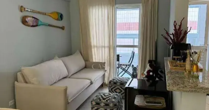 Apartamento mobiliado com 2 dormitórios à venda, 62 m² por r$ 490.000 - caiçara - praia grande/sp