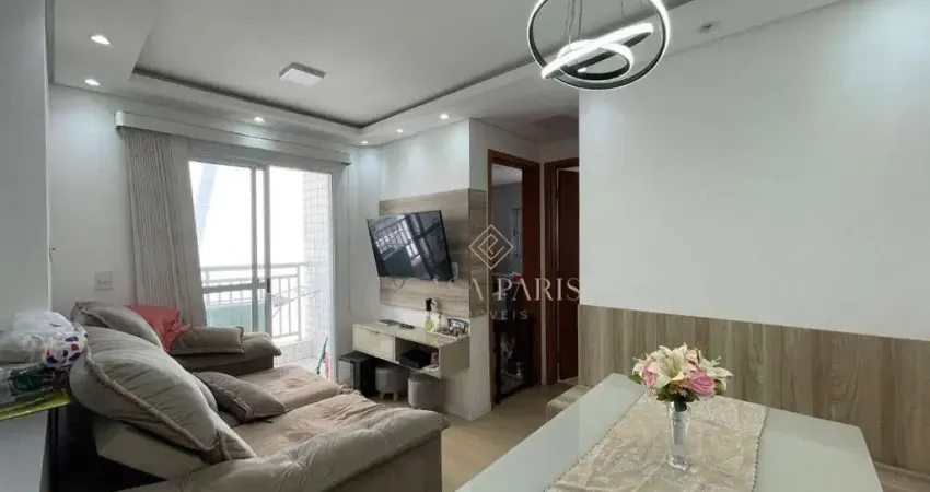 Apartamento com 2 dormitórios à venda, 47 m² por r$ 350.000,00 - aviação - praia grande/sp
