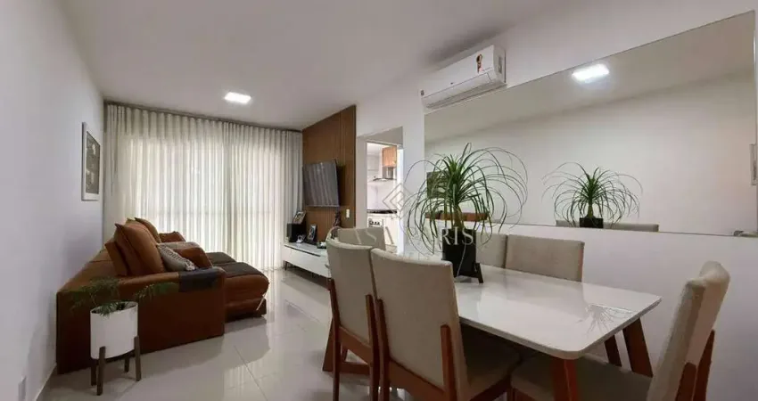 Apartamento mobiliado com 2 dormitórios à venda, 95 m² por r$ 945.000 - aviação - praia grande/sp