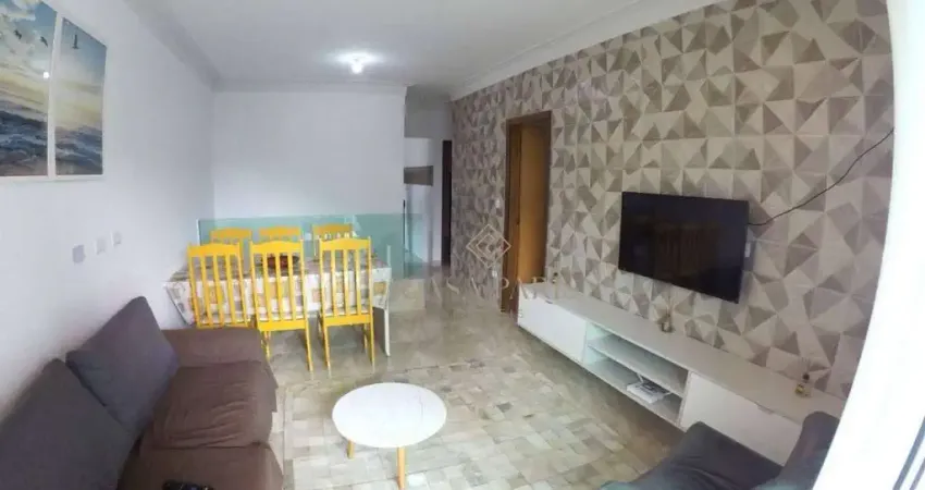 Casa sobreposta em condomínio com 3 dormitórios à venda, 77 m² por r$ 565.000 - vila guilhermina - praia grande/sp