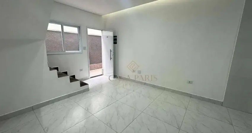 Sobrado em condomínio à venda, 47 m² por r$ 320.000 - tupi - praia grande/sp