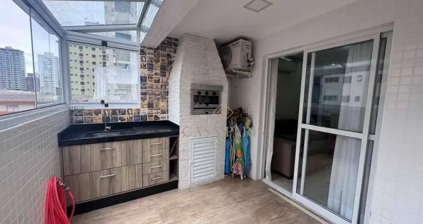 Apartamento com 2 dormitórios à venda, 71 m² por r$ 680.000,00 - canto do forte - praia grande/sp
