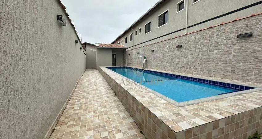 Sobrado em condomínio à venda, 65 m² por r$ 380.000 - jardim imperador - praia grande/sp