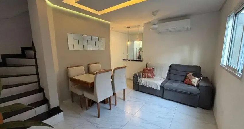 Sobrado em condomínio com 2 suítes à venda, 70 m² por r$ 360.000 - tude bastos - praia grande/sp