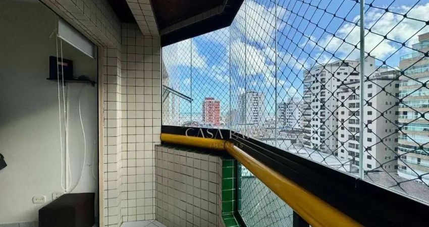 Apartamento com 1 dormitório à venda, 54 m² por r$ 275.000,00 - tupi - praia grande/sp