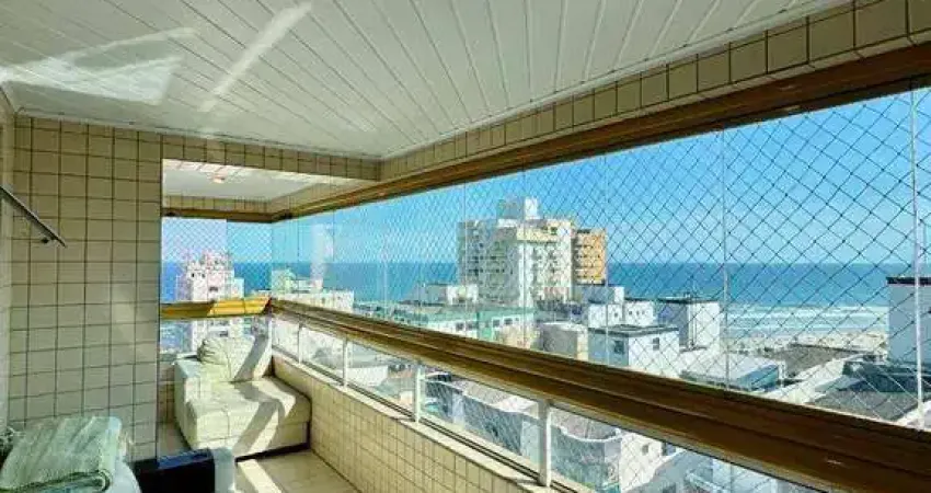 Apartamento vista mar com 3 dormitórios à venda, 134 m² por r$ 850.000 - ocian - praia grande/sp