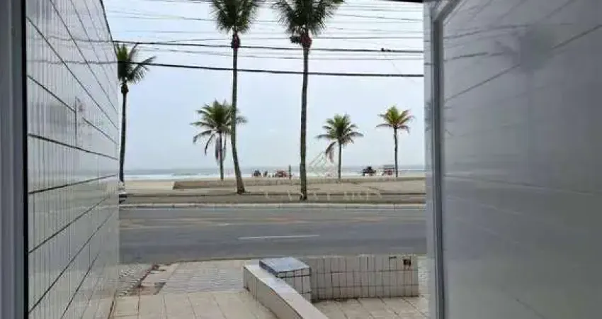 Kitnet frente mar à venda, 34 m² por r$ 195.000 - aviação - praia grande/sp