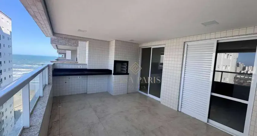 Apartamento vista mar com 2 suítes à venda, 88 m² por r$ 670.000 - caiçara - praia grande/sp