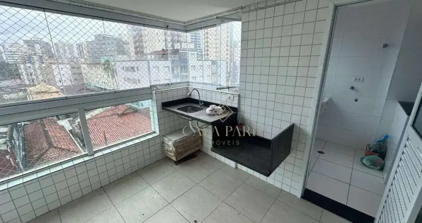 Apartamento com 2 dormitórios à venda, 74 m² por r$ 460.000,00 - caiçara - praia grande/sp