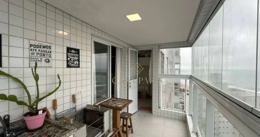 Apartamento vista mar com 1 suíte à venda, 51 m² por r$ 470.000 - caiçara - praia grande/sp