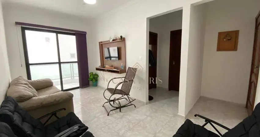 Apartamento mobiliado com 1 dormitório à venda, 50 m² por r$ 375.000 - canto do forte - praia grande/sp