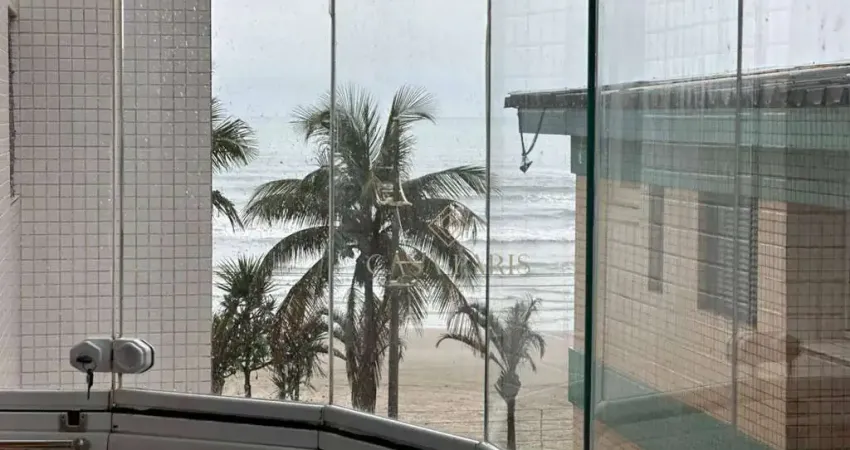 Apartamento vista mar com 1 dormitório à venda, 55 m² por r$ 375.000 - caiçara - praia grande/sp