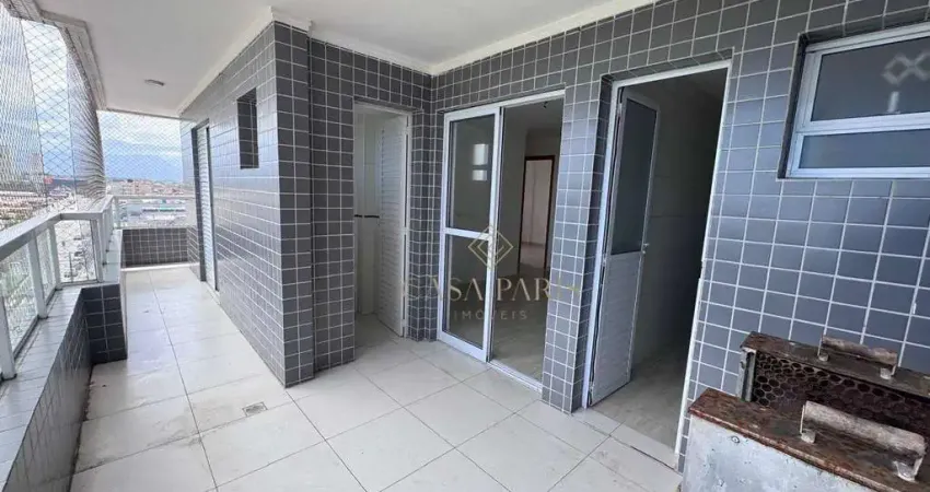 Apartamento vista mar com 2 dormitórios à venda, 79 m² por r$ 550.000 - mirim - praia grande/sp