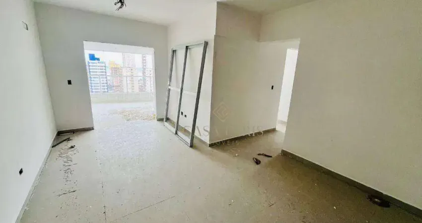 Apartamento com 3 dormitórios à venda, 98 m² por r$ 800.000 - aviação - praia grande/sp