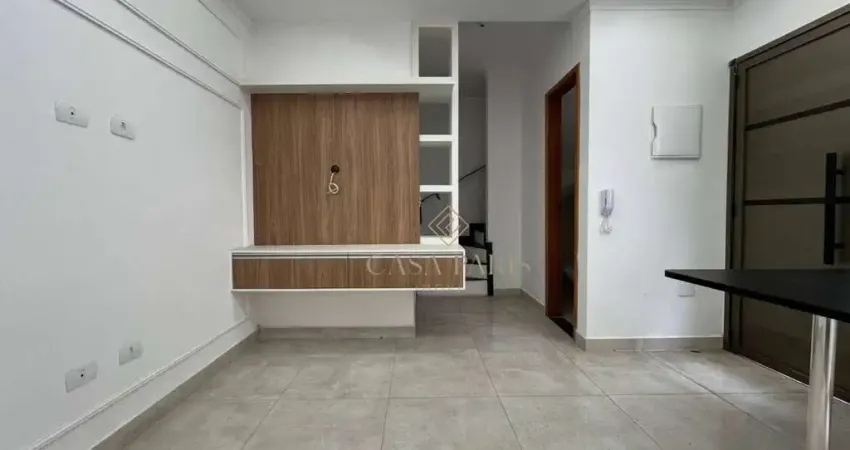 Sobrado em condomínio com 2 dormitórios à venda, 58 m² por r$ 350.000 - maracanã - praia grande/sp