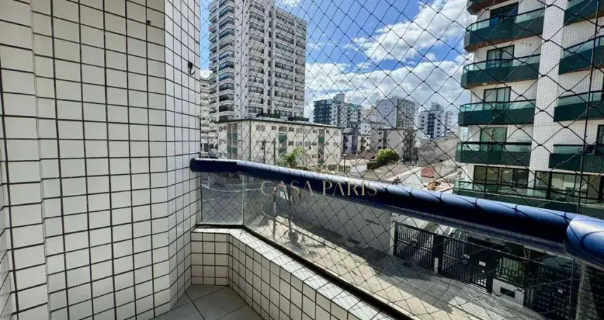 Apartamento com 1 dormitório à venda, 55 m² por r$ 350.000,00 - vila guilhermina - praia grande/sp